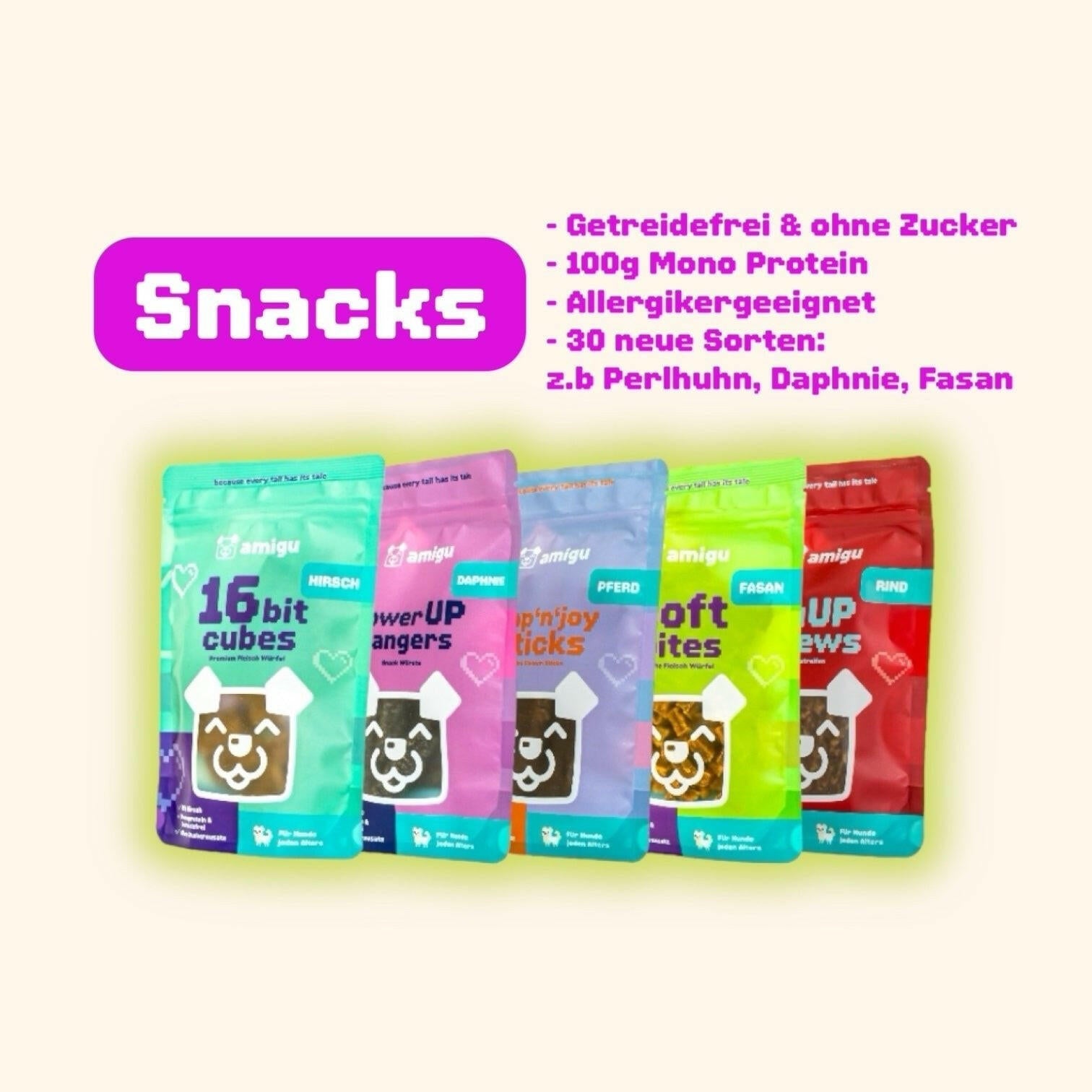 12 Monats Abo - Snack Box - amigu